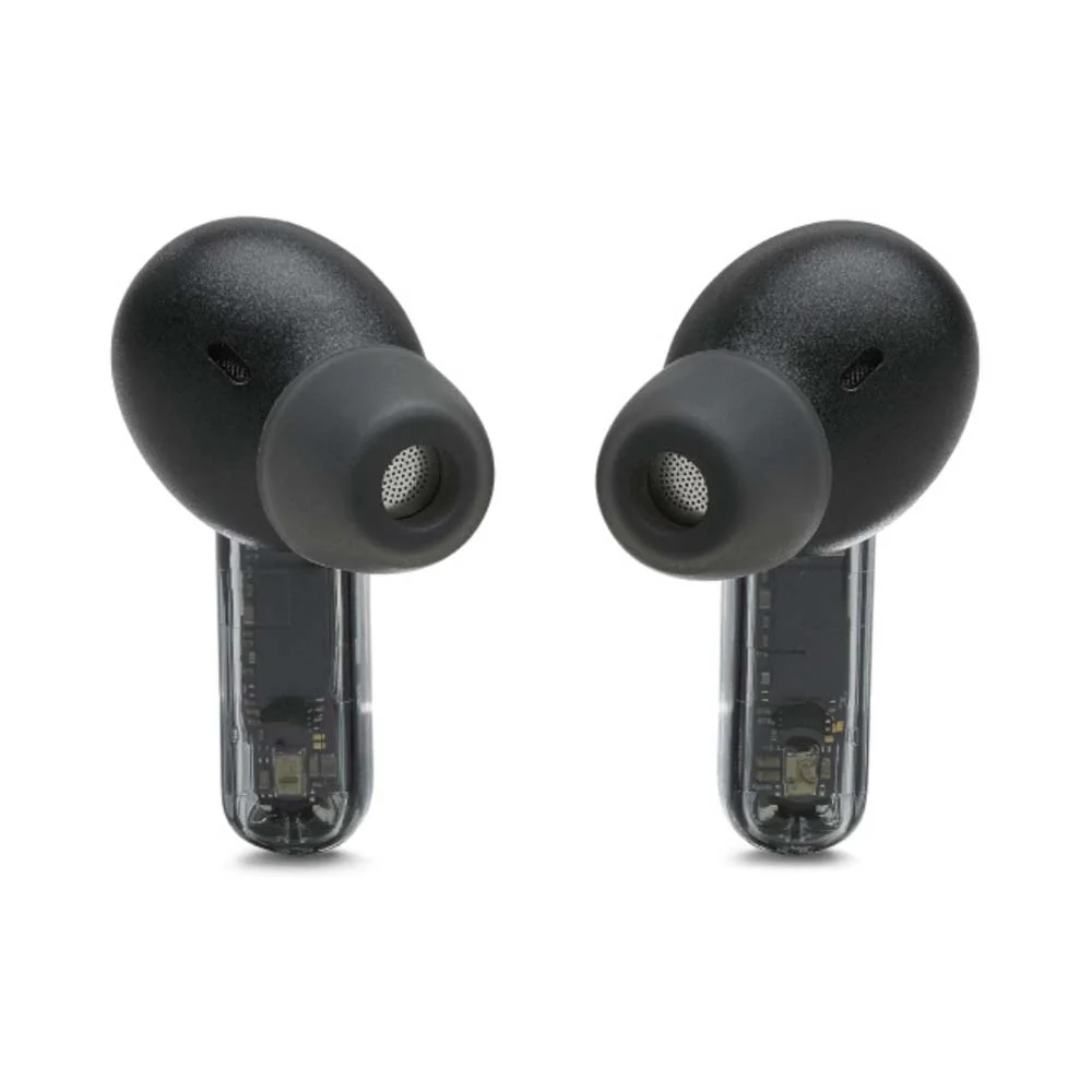 JBL Tune Beam True Wireless Noise Cancelling Earbuds Ghost Black - Image 3