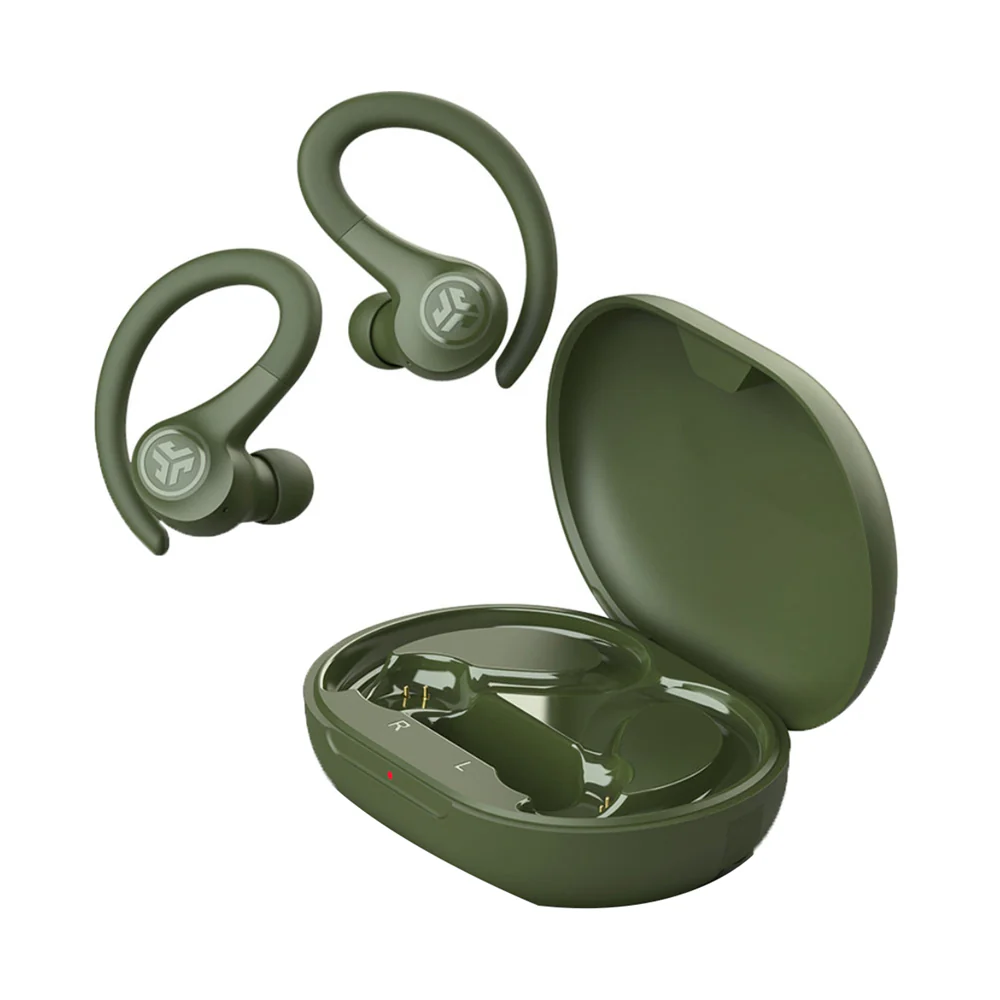 JLab Go Air Sport True Wireless Earbuds Green - Image 3
