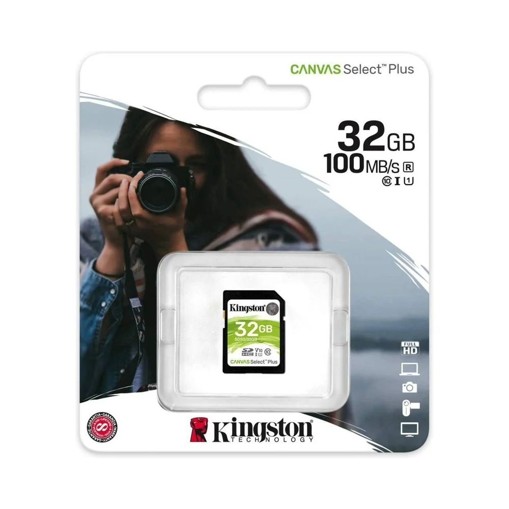 Kingston Canvas Select Plus SDHC Memory Card 32GB Black - Image 4