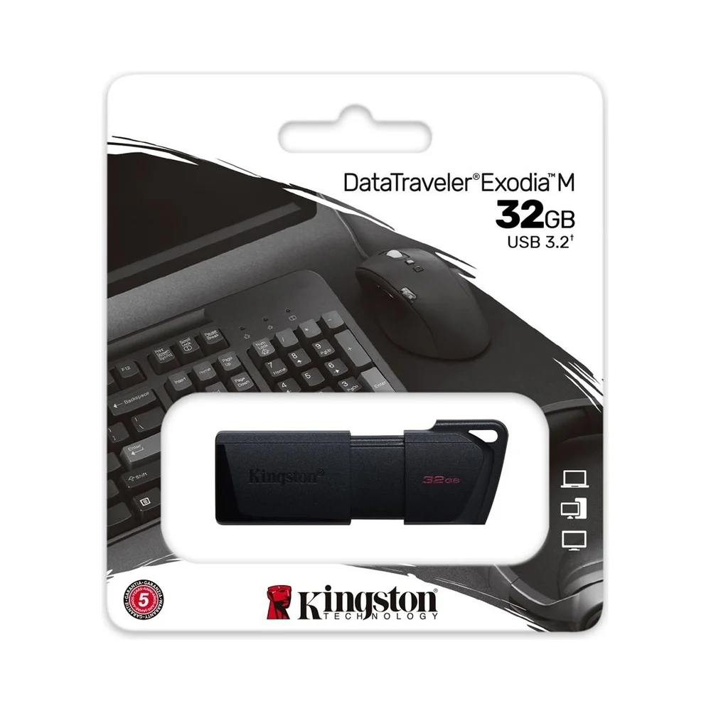 Kingston DataTraveler Exodia M SuperSpeed Flash Drive 32GB Black - Image 4
