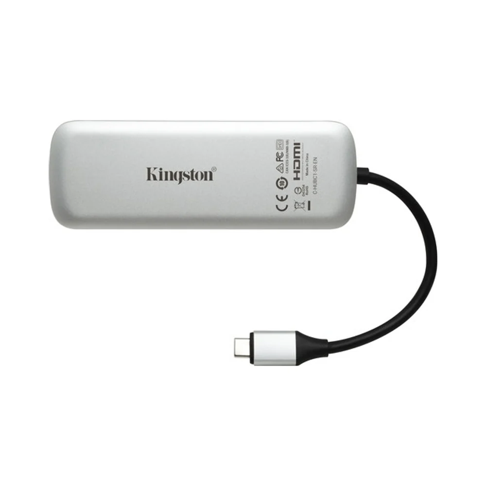 Kingston Nucleum 7-in-1 USB Type-C Hub Grey - Image 2