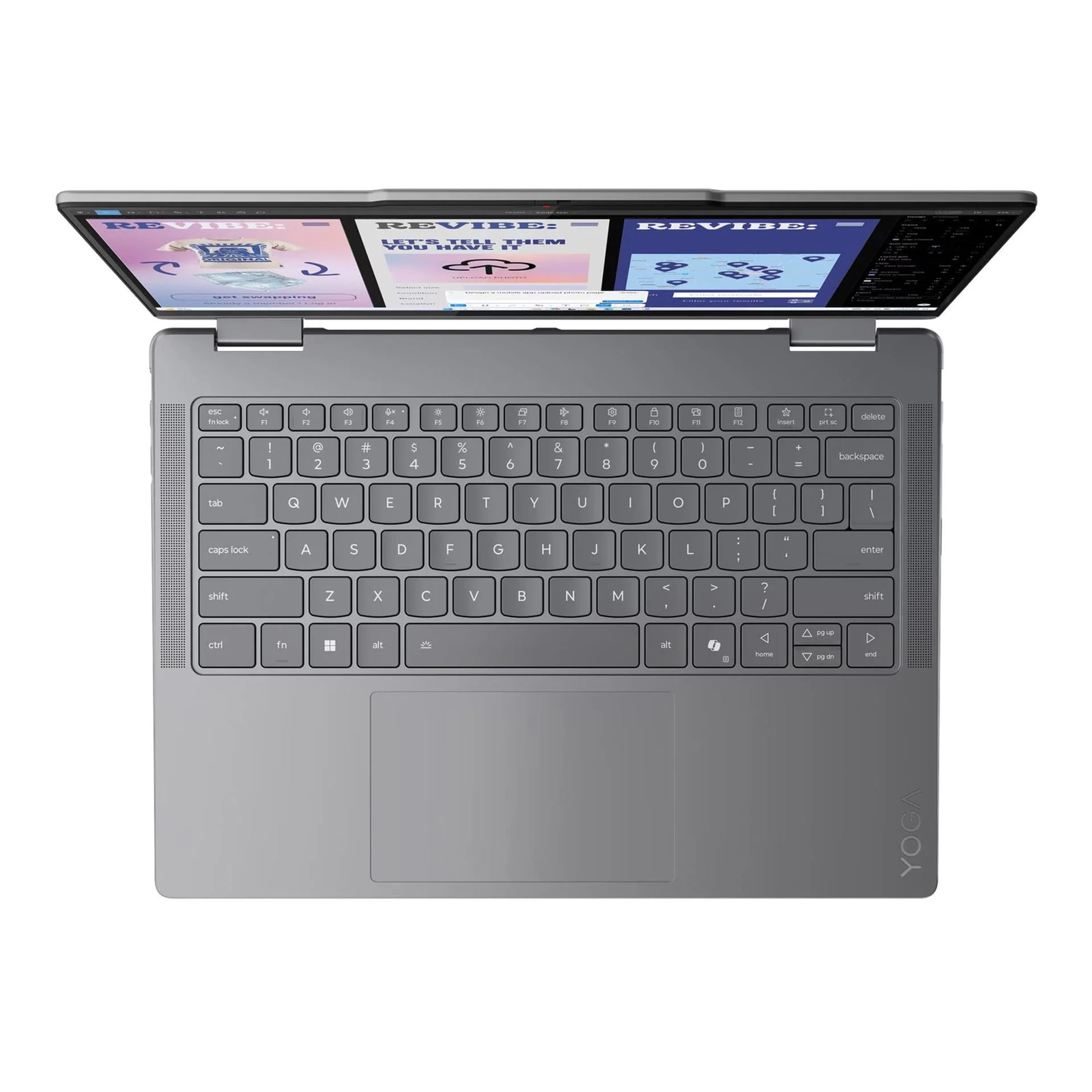 Lenovo Yoga 7 14ILL10 Intel Core Ultra 7-256V, 16GB RAM 512GB SSD Shared Intel,14inch WUXGA Windows 11 Home, 2 in 1 Convertible Laptop - Luna Grey, Yoga 7-83JQ00B0AX - Image 3