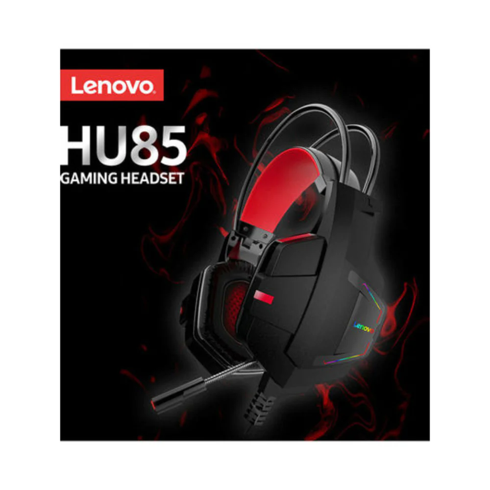 Lenovo Hu85 Wired Over-Ear Gaming Headphones - Image 3