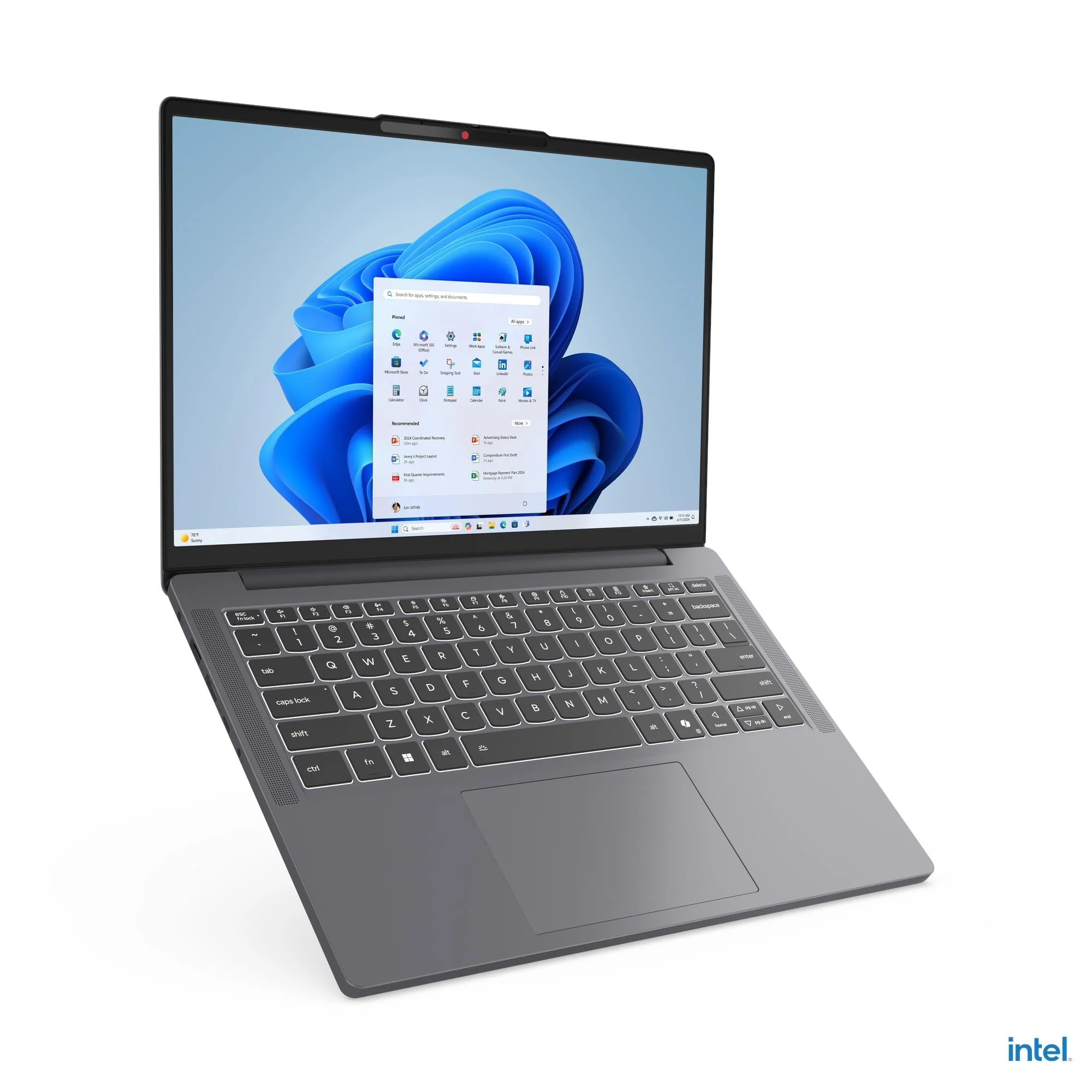 Lenovo IdeaPad Slim 3 Laptop 14IRH10 16GB RAM, 512GB SSD, Intel Core i5-13420H, 14-inch display, Luna Grey, 83K00078AX - Image 3