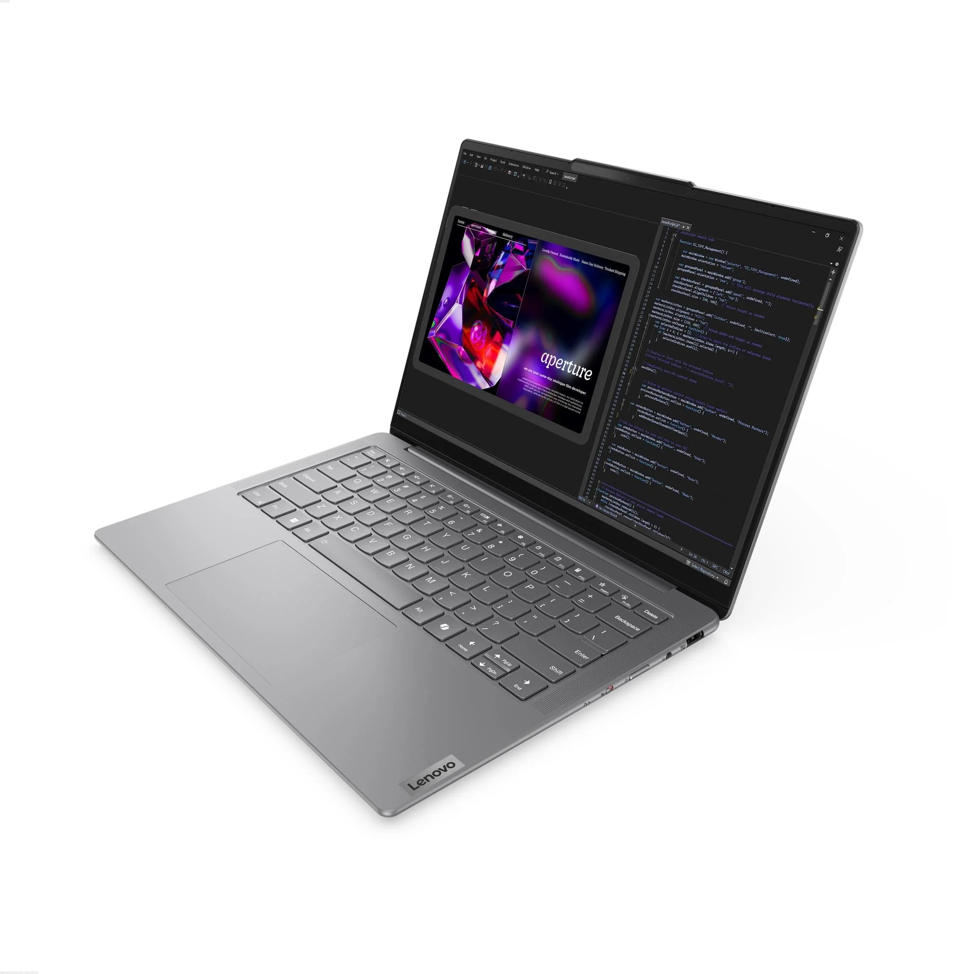 Lenovo Yoga Slim 7 14IMH9 AI PC 16GB RAM, 1TB SSD, Intel Core Ultra 5-125H, 14-inch display, Luna Grey, 83CV005VAX - Image 9