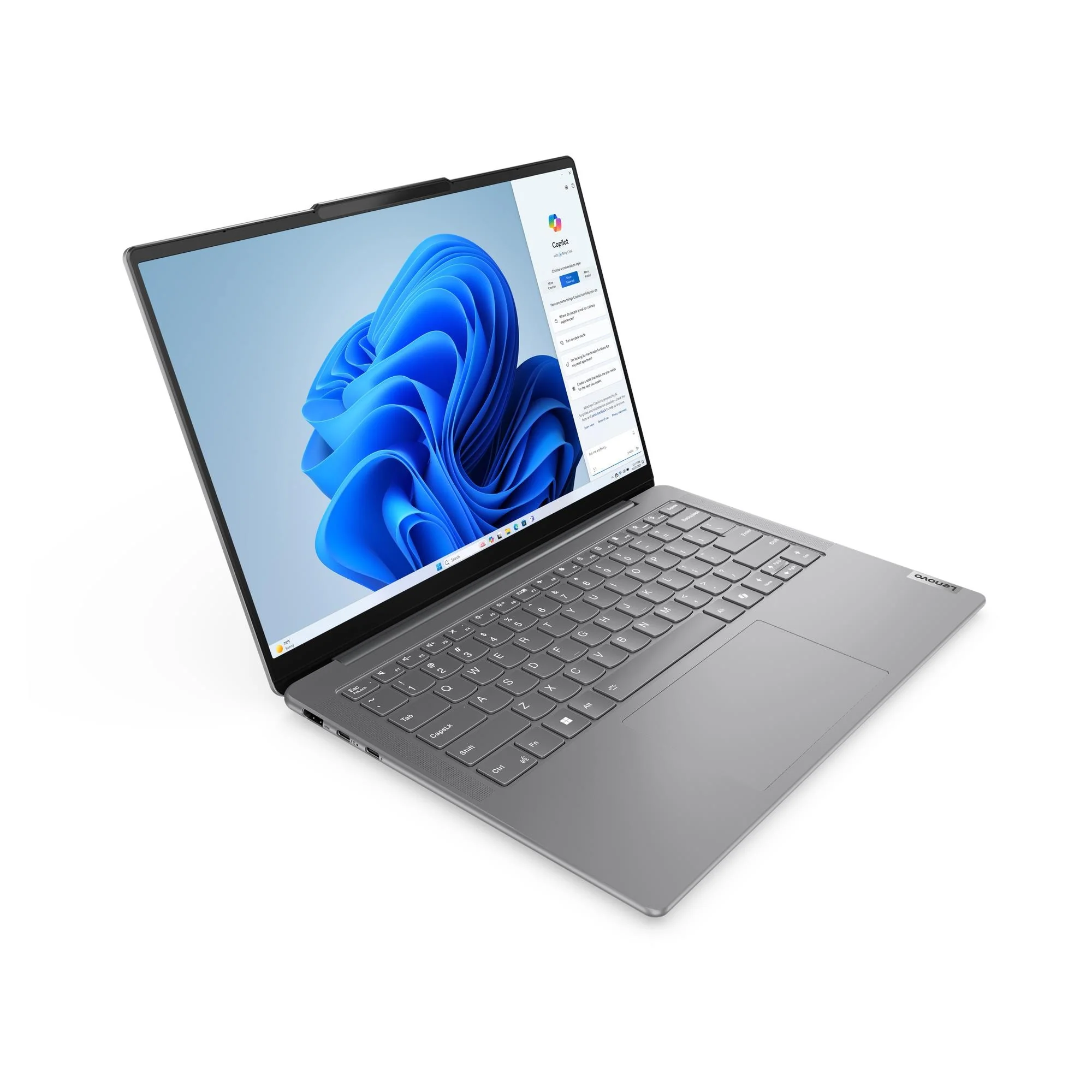 Lenovo Yoga Slim 7 14IMH9 AI PC 32GB RAM, 1TB SSD, Intel Core Ultra 7-155H, 14-inch display, Luna Grey, 83CV005WAX - Image 8