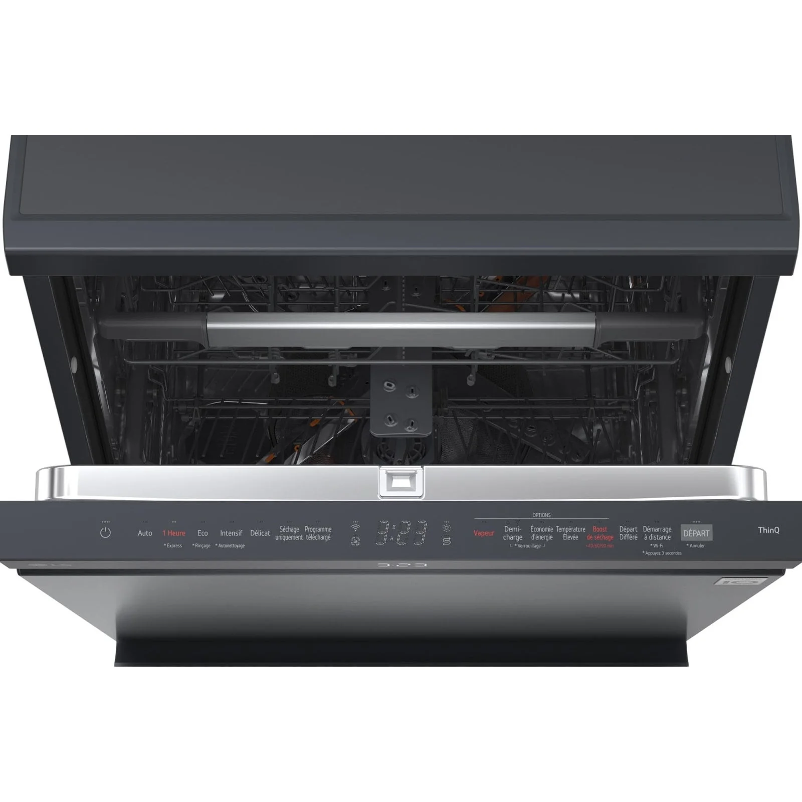 LG 14 Place Settings QuadWash Dishwasher with TrueSteam, Auto Open Dry and Heat Dry, Matte Black, DFC287HMS - Image 12