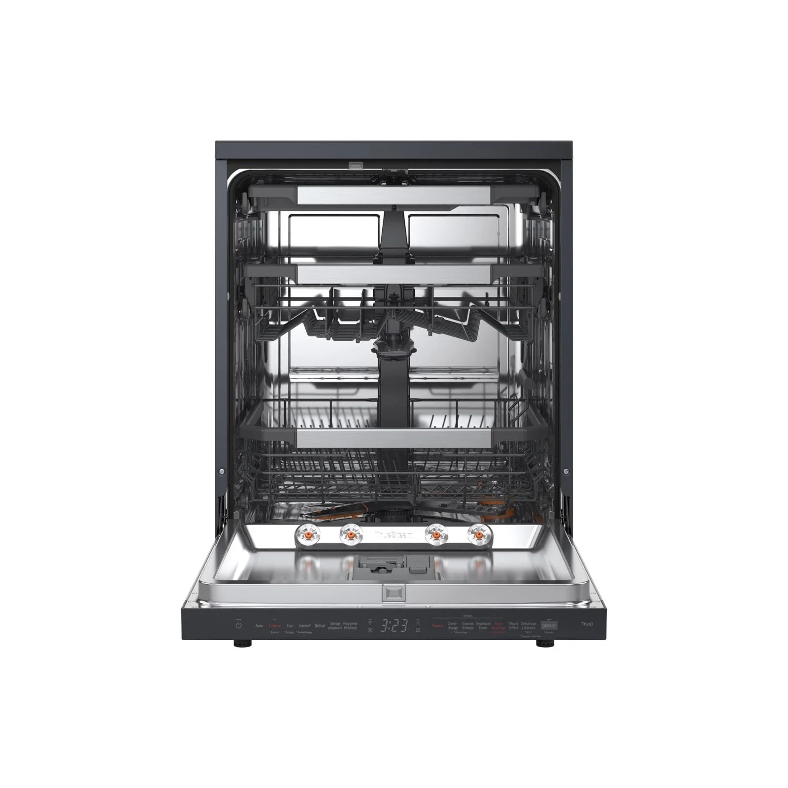 LG 14 Place Settings QuadWash Dishwasher with TrueSteam, Auto Open Dry and Heat Dry, Matte Black, DFC287HMS - Image 2