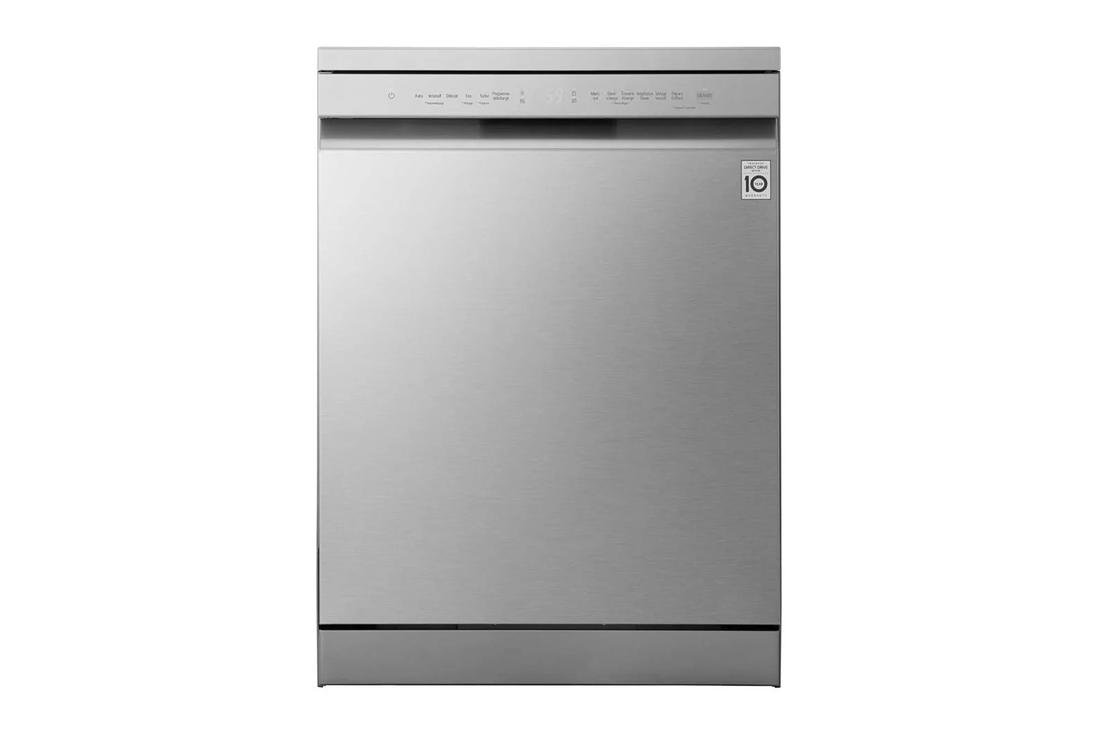 LG 14 Place Setting QuadWash™ Dishwasher, Platinum Silver, DFC513FV