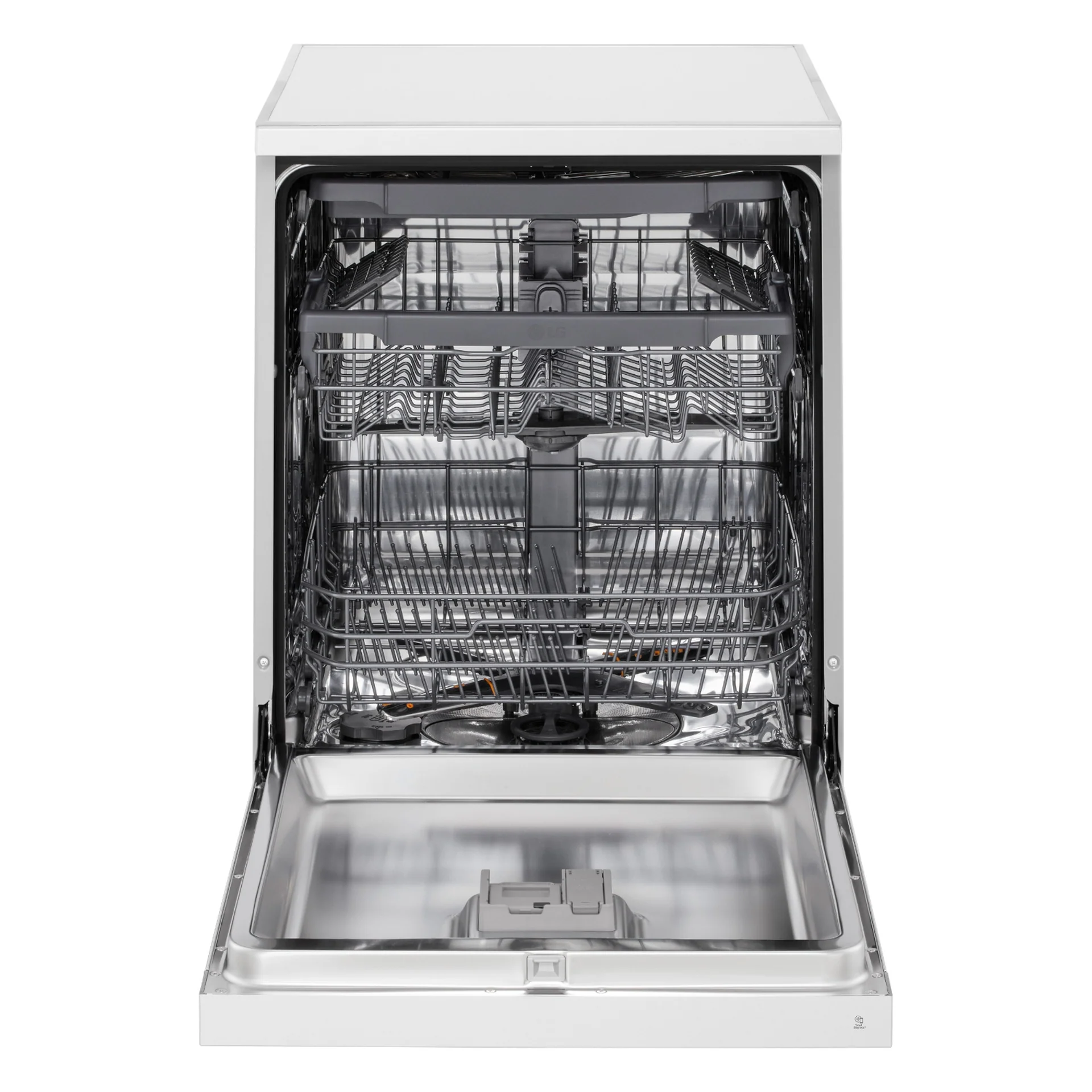 LG Free-Standing Dishwasher, 14 Place Settings, 9 Programs, White, DFC513FW - Image 3
