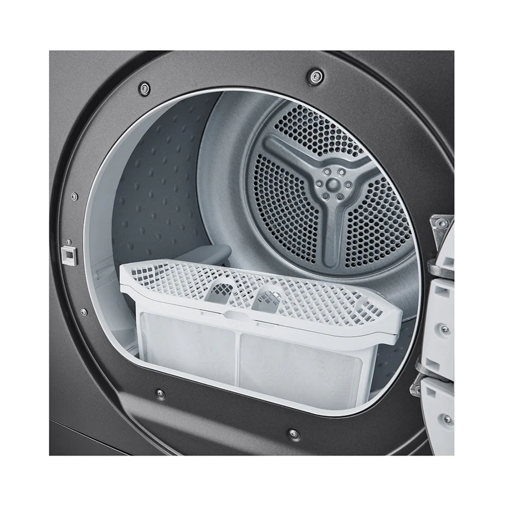 LG Front Load Heat Pump Dryer 8Kg Dark Silver RH80T2SP7RM - Image 4