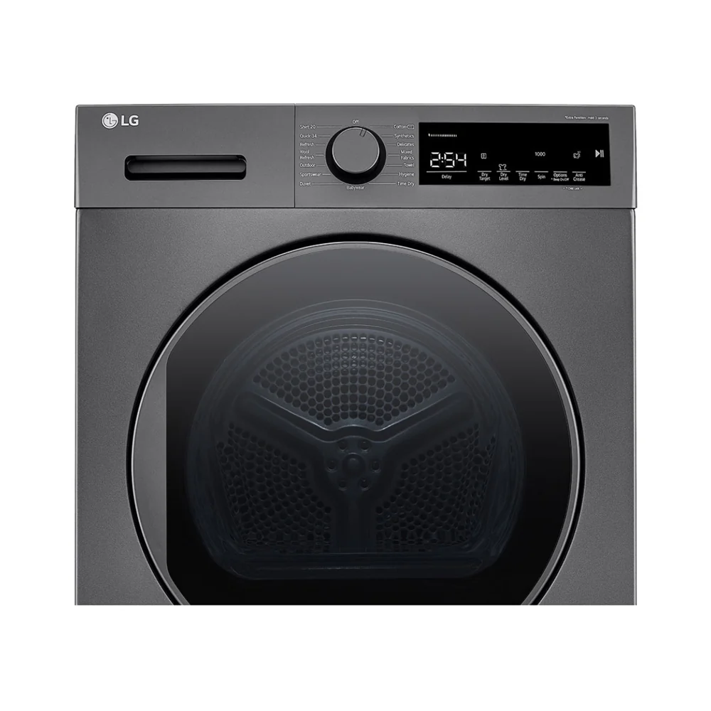 LG Front Load Heat Pump Dryer 8Kg Dark Silver RH80T2SP7RM - Image 6