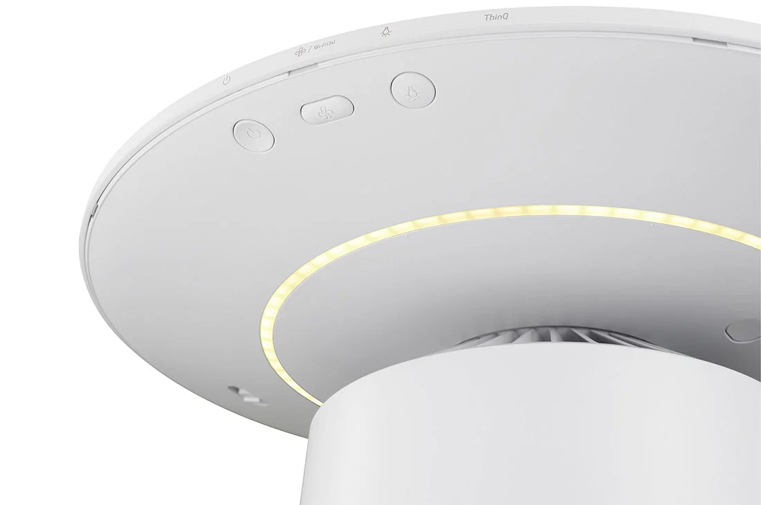 LG PuriCare Aero Furniture Air Purifier, Cream White, AS20GPHK0 - Image 6