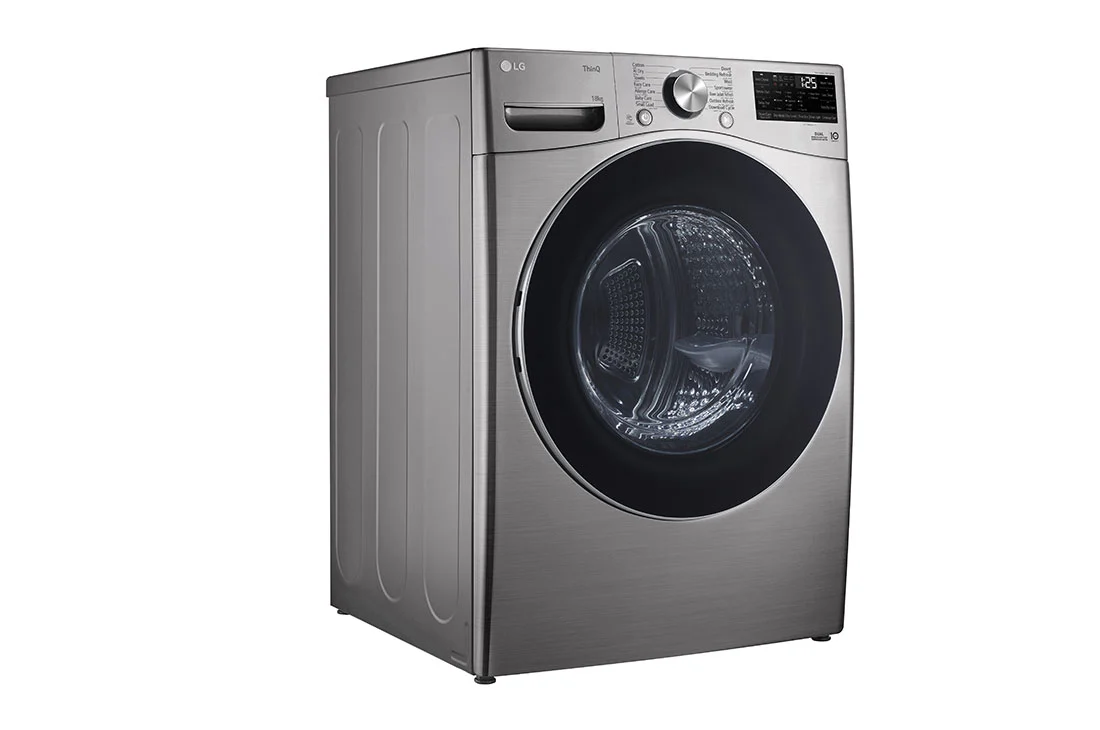 LG 18Kg Dual Inverter Heat Pump™ Dryer Stainless silver finish RH18U8EVCW - Image 3