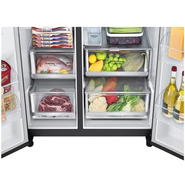 LG Side By Side 674Ltr Black GR-X267CQEW - Image 12