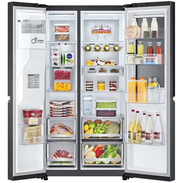 LG Side By Side 674Ltr Black GR-X267CQEW - Image 8