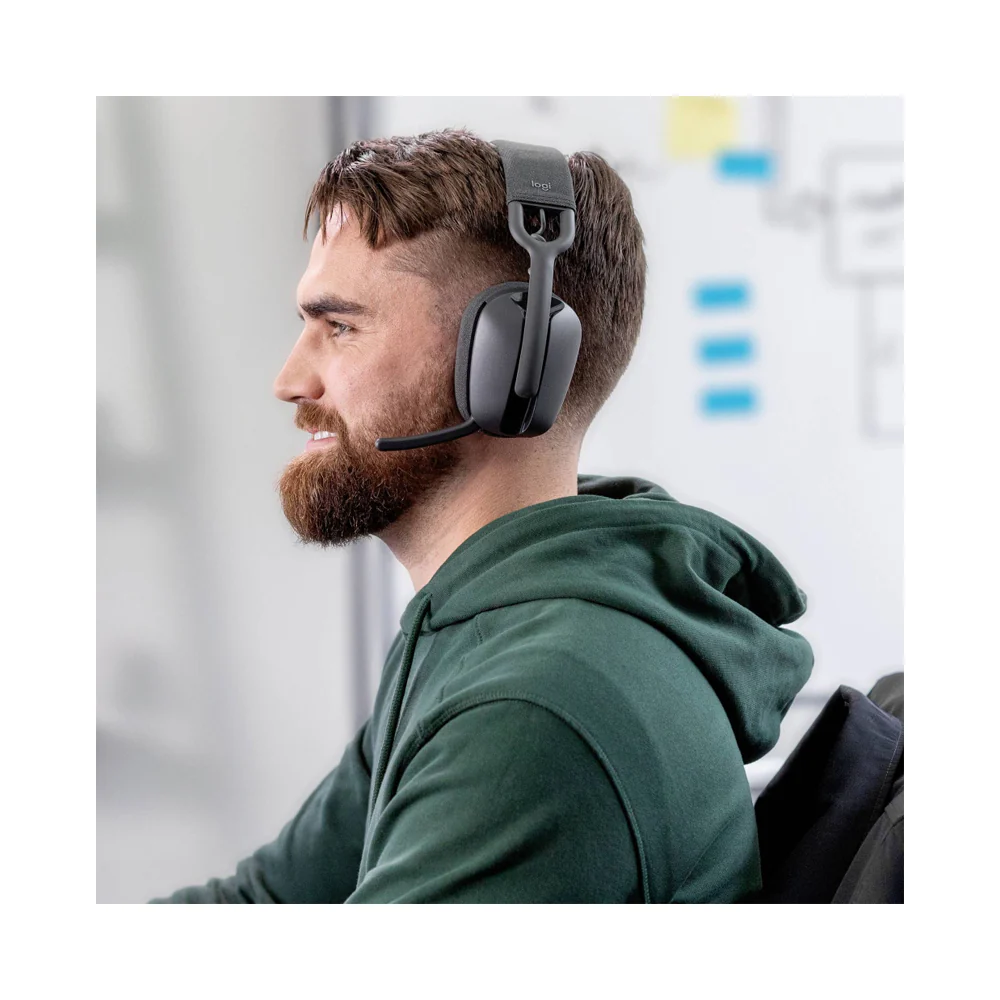 Logitech Bluetooth Over-Ear Headset Graphite - Image 2