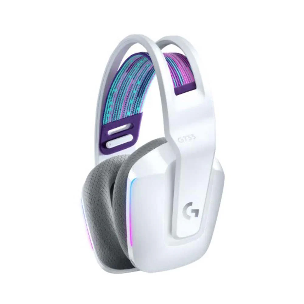 Logitech Lightspeed Wireless RGB Gaming Headset White - Image 2
