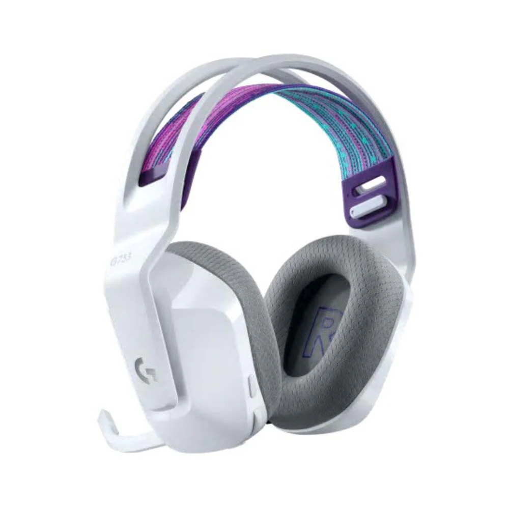 Logitech Lightspeed Wireless RGB Gaming Headset White - Image 3