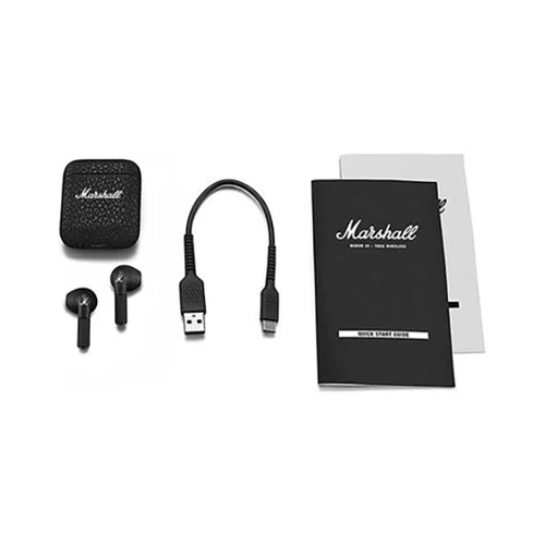 Marshall Minor III True Wireless Earbuds with Charging Case Black - Image 4