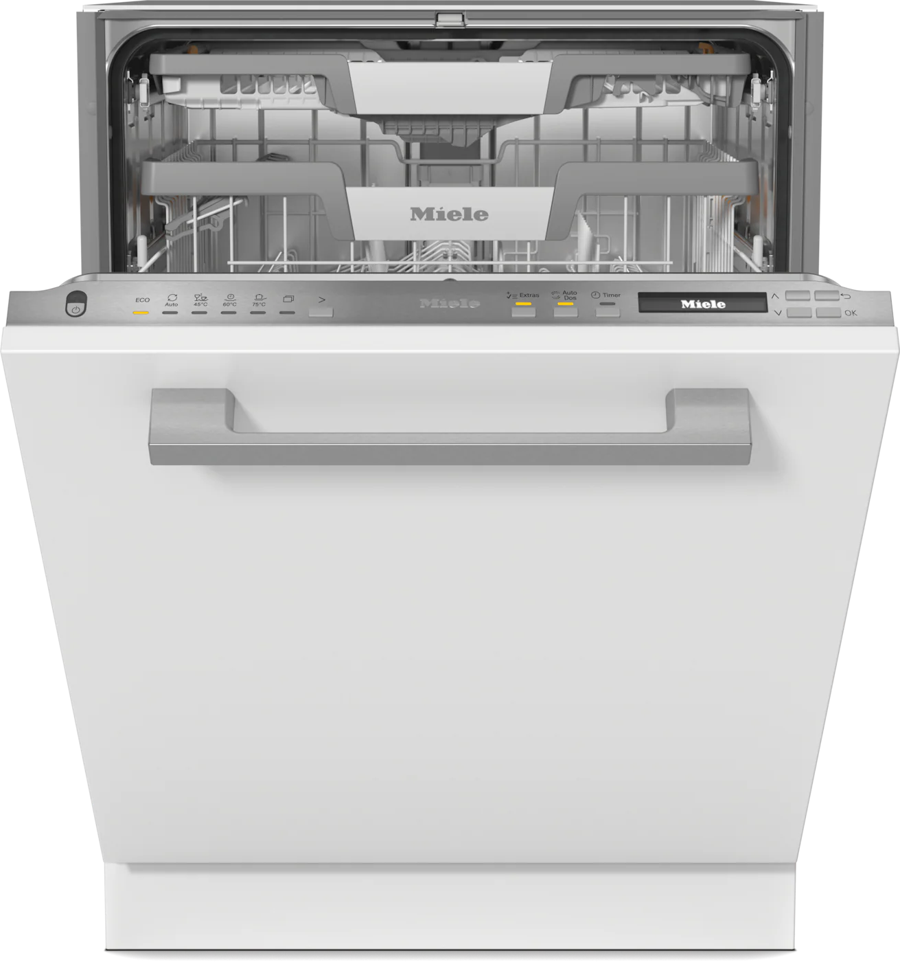 MIELE Built In Dishwasher, Auto Open Drying, 3D MultiFlex tray, Comfort Close, AutoDos with PowerDisk, QuickPowerWash, G7180 SCVi, White