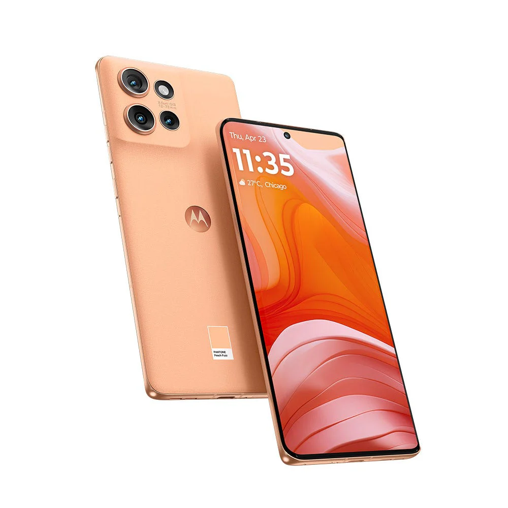 Motorola  Edge 50 5G Smartphone, 12GB RAM, 512 GB Storage, 6.7 inches display, 50 MP+13 MP+10 MP Camera, Android 14, Peach Fuzz - Image 2