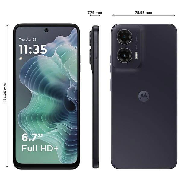 Motorola G35 5G Smartphone, 8GB, 128GB, 50MP+8MP Camera, Android 14, Midnight Black - Image 9