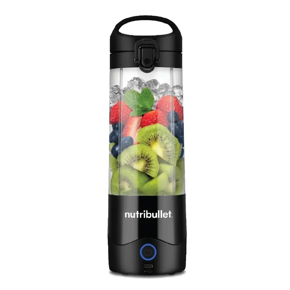 Nutribullet Portable Blender with Handled Sip Lid 475ml Black - Image 2