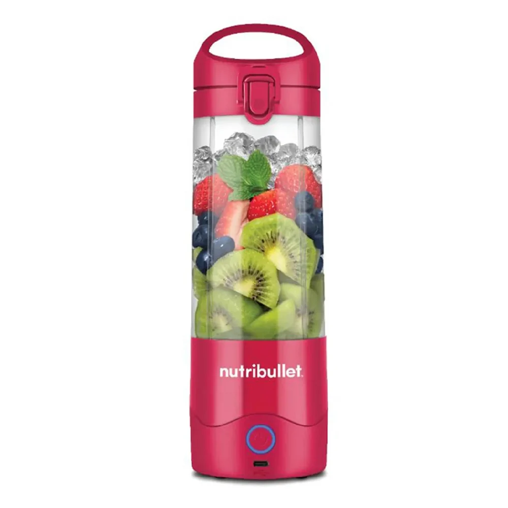 Nutribullet Portable Blender with Handled Sip Lid 475ml Magenta - Image 2