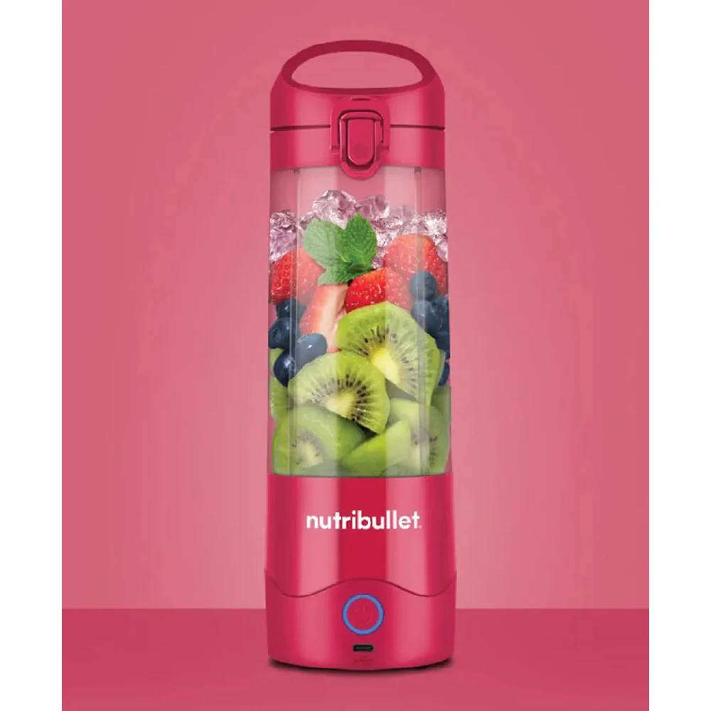 Nutribullet Portable Blender with Handled Sip Lid 475ml Magenta - Image 3