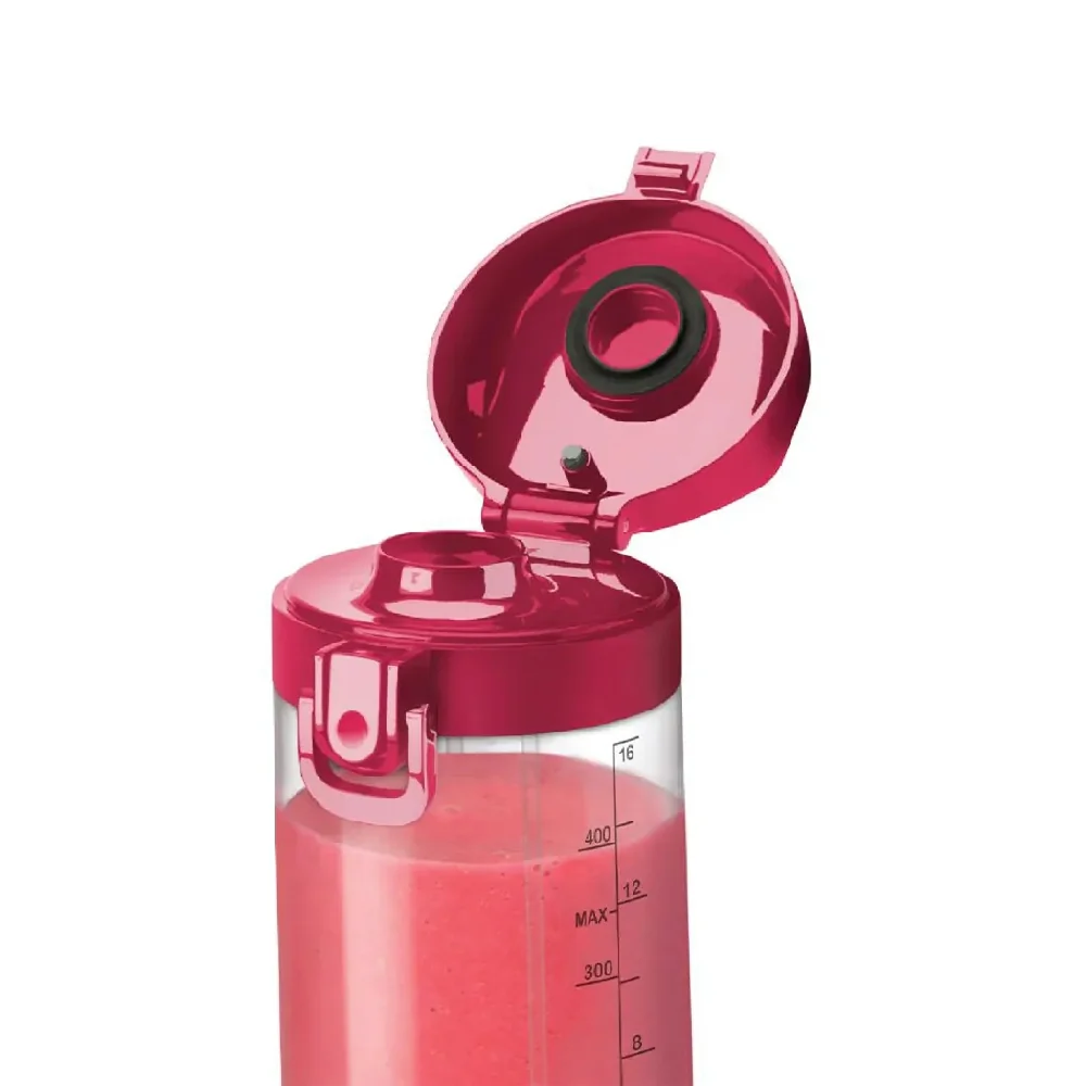 Nutribullet Portable Blender with Handled Sip Lid 475ml Magenta - Image 4