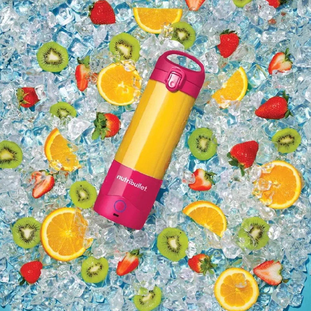 Nutribullet Portable Blender with Handled Sip Lid 475ml Magenta - Image 7