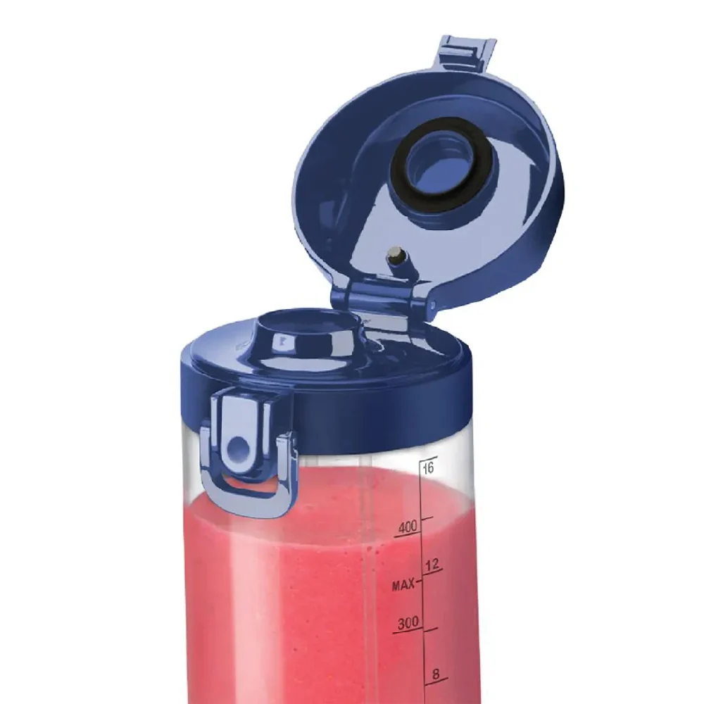 Nutribullet Portable Blender with Handled Sip Lid 475ml Navy Blue - Image 4
