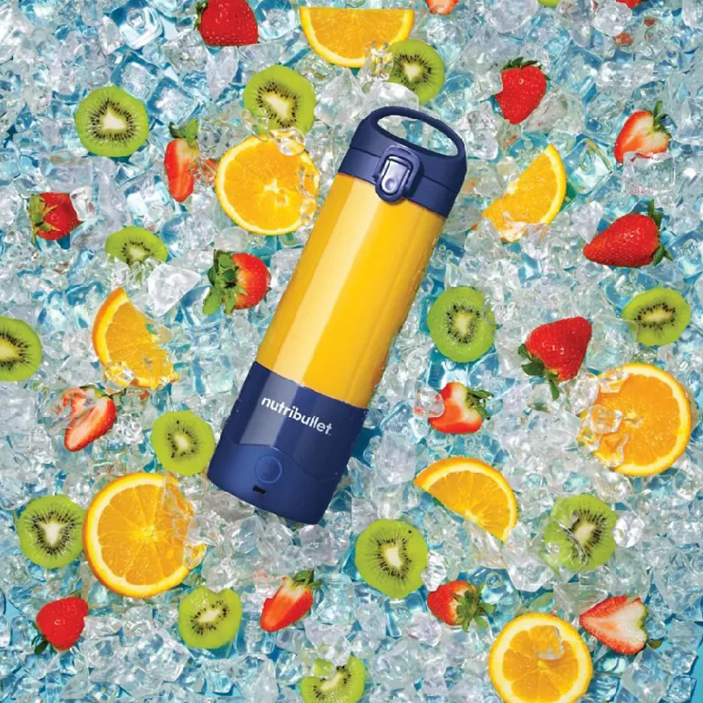 Nutribullet Portable Blender with Handled Sip Lid 475ml Navy Blue - Image 7