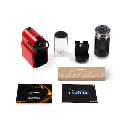 Nespresso C40 Inissia Coffee Machine with Aeroccino Milk Frother - Image 5
