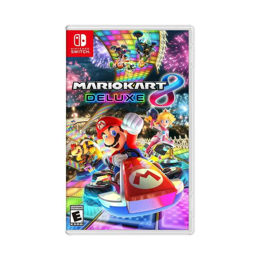 Nintendo Switch OLED Console White with Mario Kart 8 Deluxe Game - Image 3