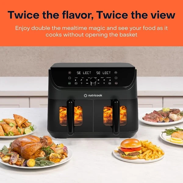 Nutricook Air Fryer DUO 8.5L, NC-AFD185V - Image 5