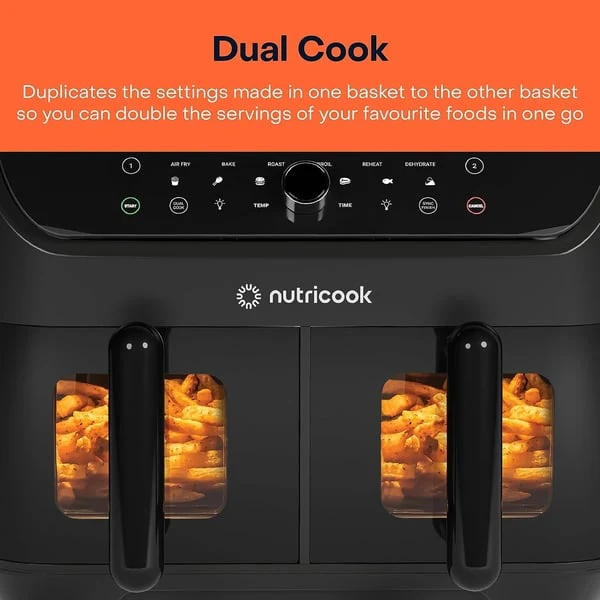 Nutricook Air Fryer DUO 8.5L, NC-AFD185V - Image 7