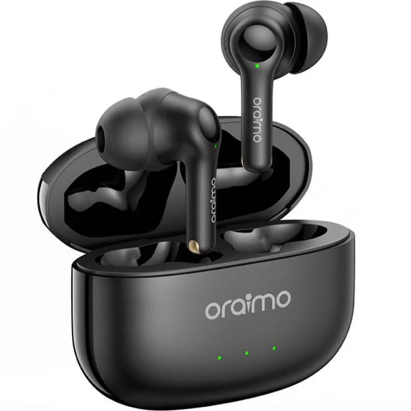 Oraimo  FreePods 3C TWS True Wireless Earbuds, BT V5.3, ENC, Black, OEB-E104DCBLK