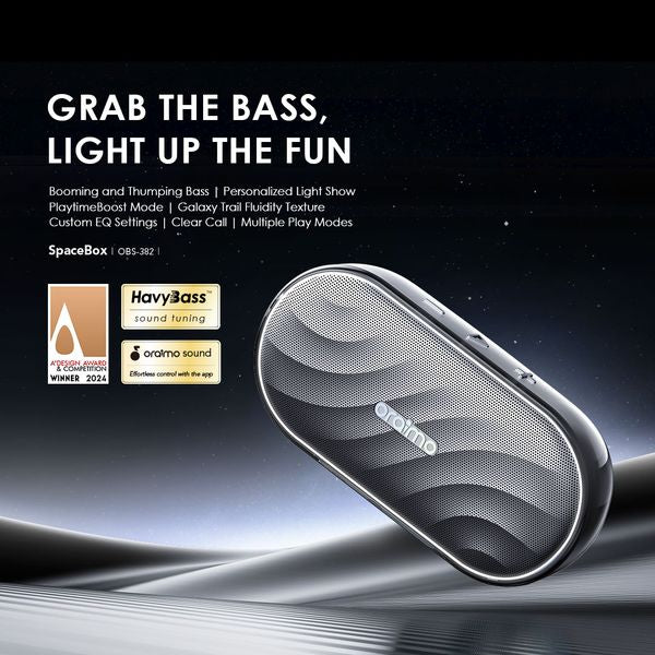 Oraimo  SpaceBuds Neo TWS True Wireless Earbuds, IPX4 Water Proof, BT V5.4, 300mAh, Black, OTW-323SBLK - Image 4