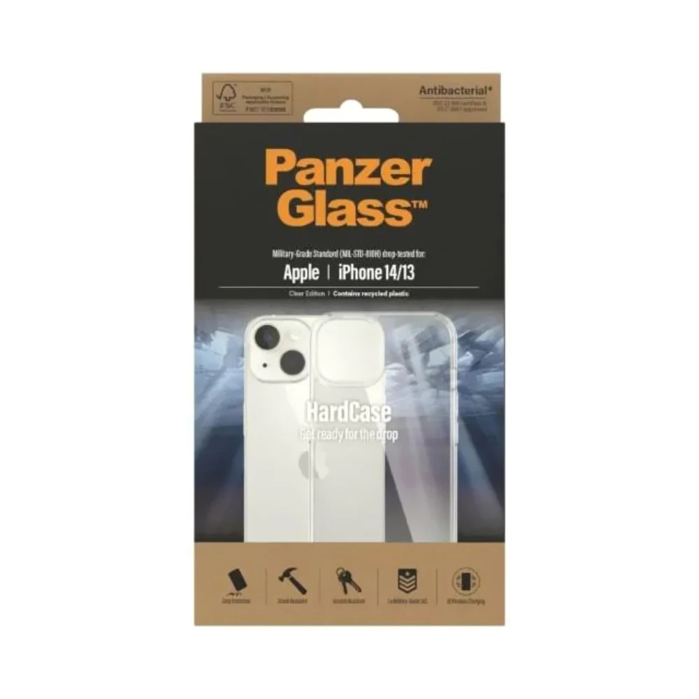 Panzer Hard Case Cover for Apple iPhone 14 Clear - Image 3