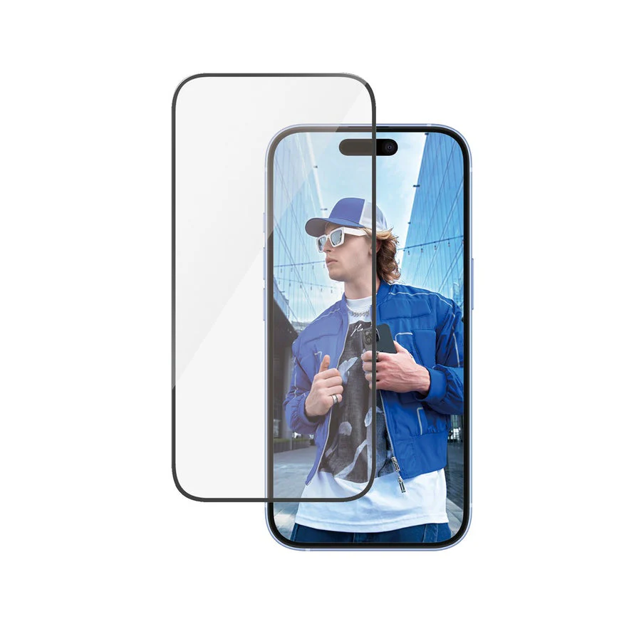 PanzerGlass Ultra-Wide Fit Screen Protector iPhone 16