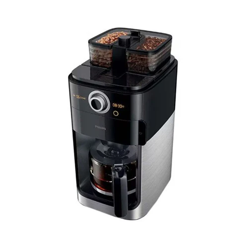 Philips Coffee Maker 1000W 1200ml Silver and Black - Image 3