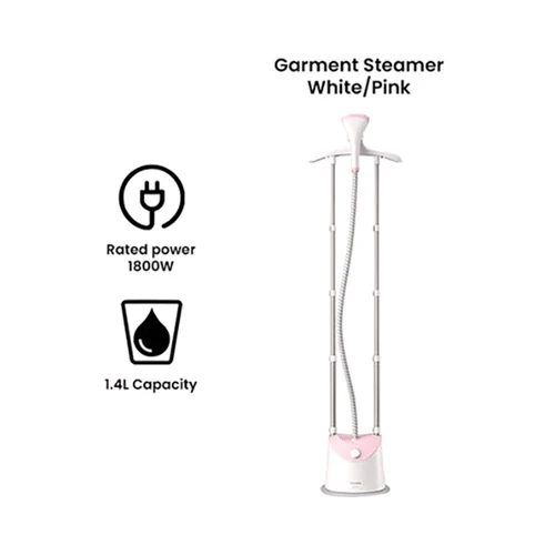 Philips Easy Touch Upright Garment Steamer - 1800W, 1.4L Capacity, 2 Steam Settings - GC485/46 - Image 3