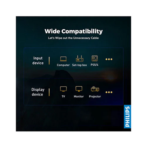 Philips HDMI Data Sync And Charging Cable Black - Image 6