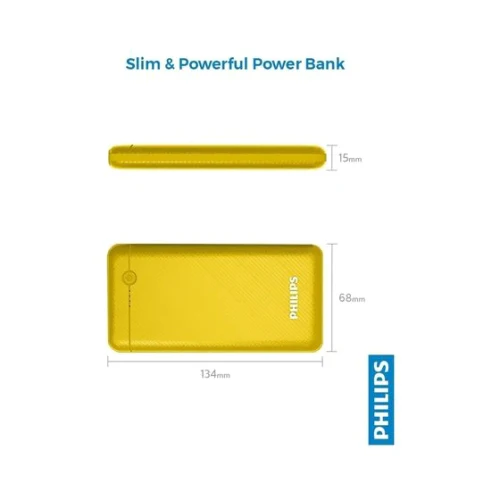 Philips Power Bank 10000mAh Yellow - Image 5