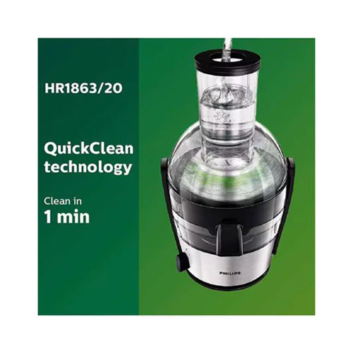Philips Viva Collection Juicer - 700W, 2L Capacity, XL Tube, Quick Clean - HR1863/22 - Image 4