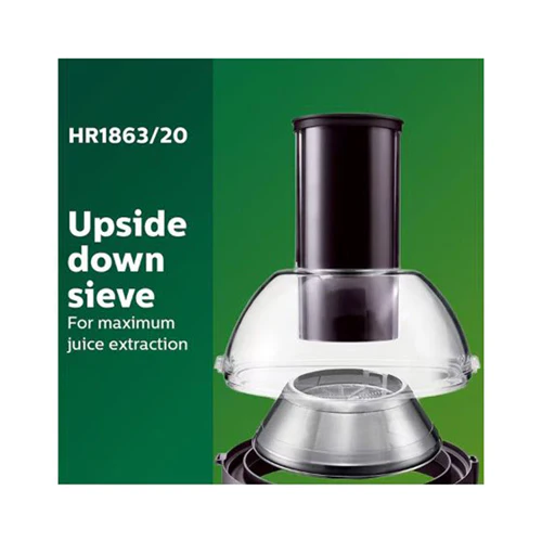 Philips Viva Collection Juicer - 700W, 2L Capacity, XL Tube, Quick Clean - HR1863/22 - Image 7