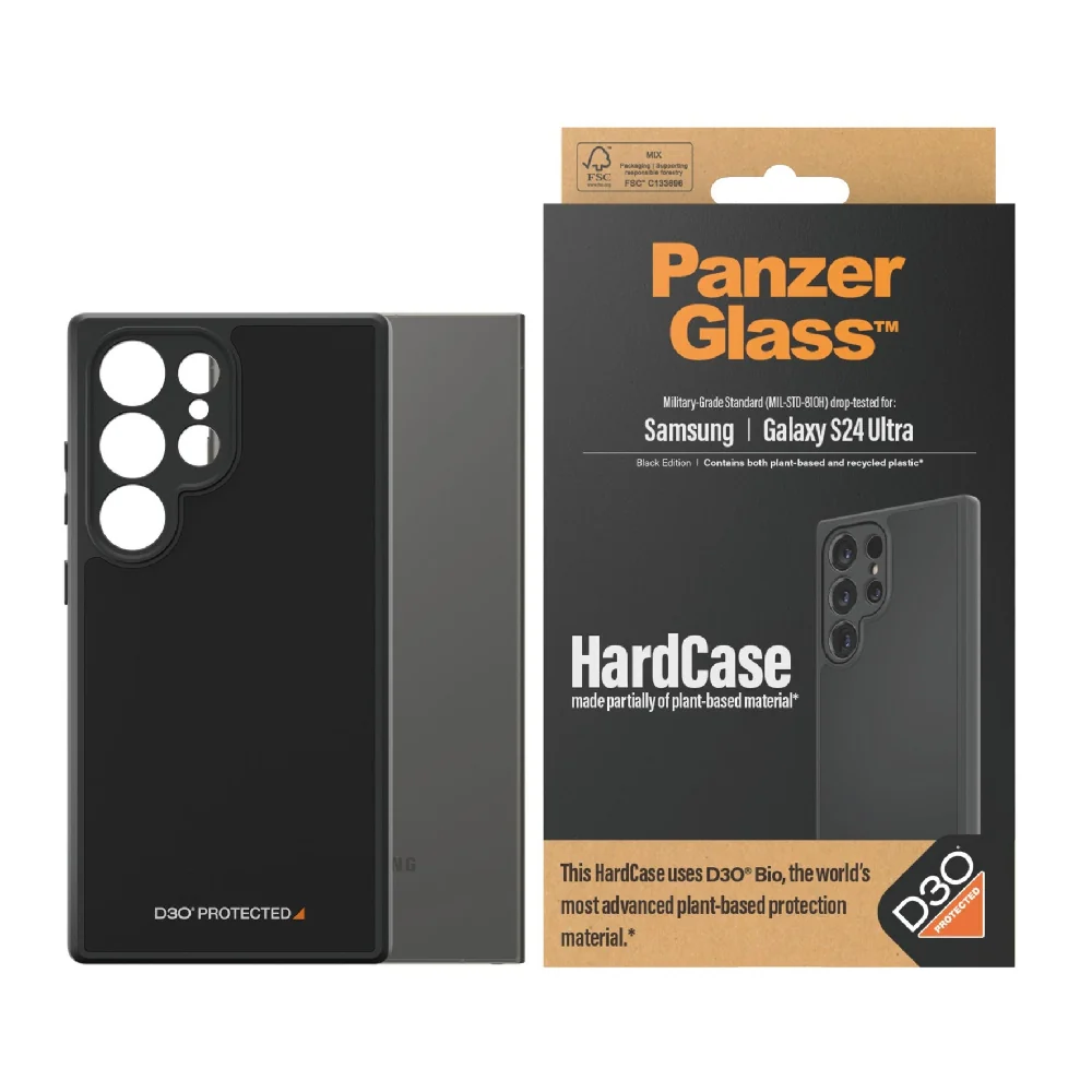 Panzerglass Protective Hardcase Cover for Samsung Galaxy S24 Ultra Black - Image 4