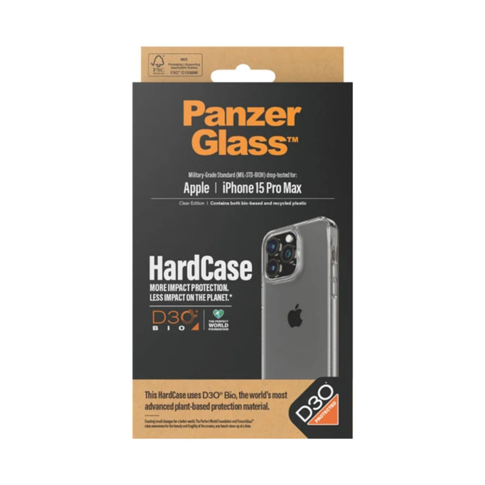 PanzerGlass HardCase With D30 iPhone 15 Pro Max Clear - Image 6